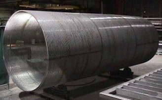72" diameter internally-fed screen cylinder